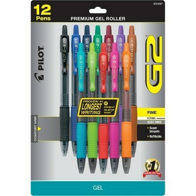 Retractable Gel Pens 12ct