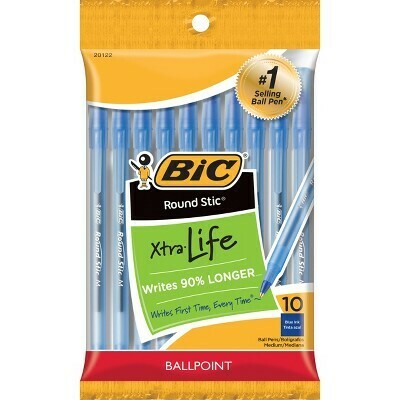 Bic Ballpoint Pens 10ct, Blue