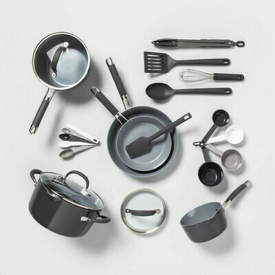 22pc Cookware & Gadgets