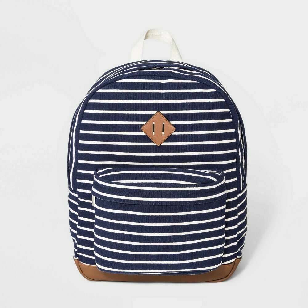 Backpack -  Blue/white