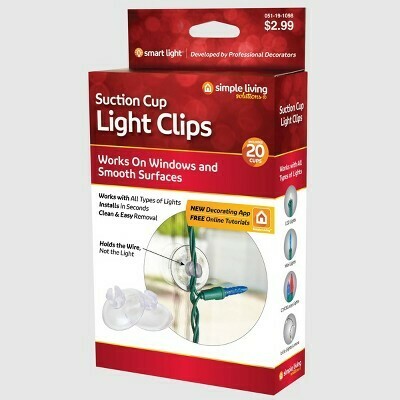 Suction Cup Light Clips
