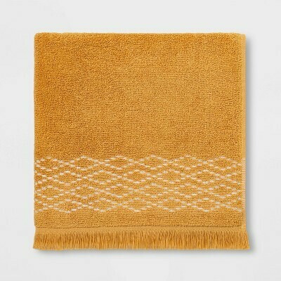 Gold Diamond Weave Towel