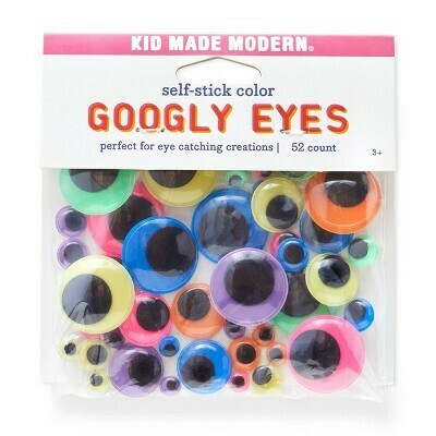 52ct Self-Stick Googly Eyes