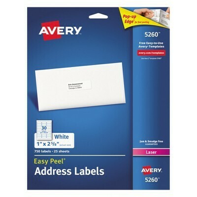 750pk Address Labels