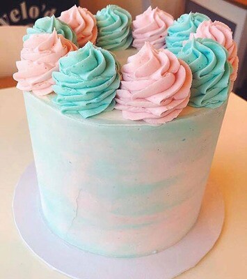 Gender Reveal Cake