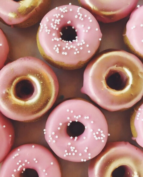 Rose Gold Donuts