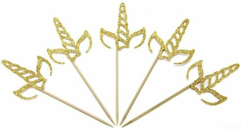 Cupcake Topper - Unicorn Horn