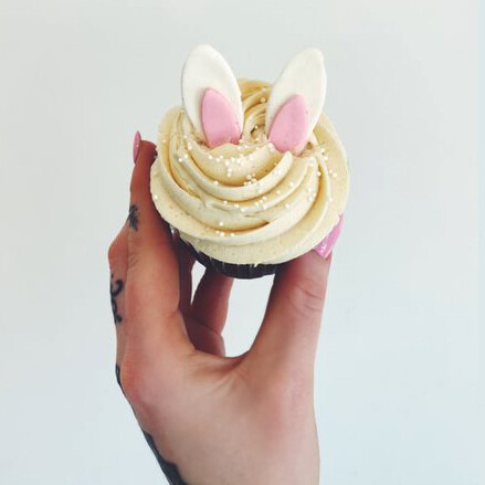 Bunny Ears Cupcake Bunny Ears Cupcake