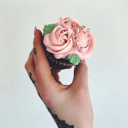 Easter Floral Cupcake Easter Floral Cupcake
