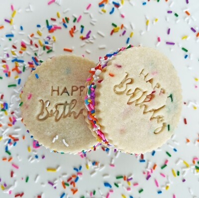 'Happy Birthday' Sugar Cookie Sandwiches