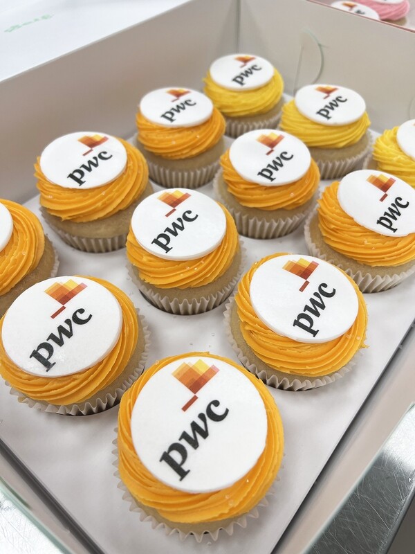 Branded Logo Mini Cupcakes