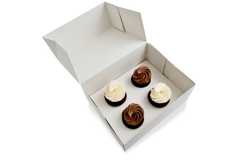 Four Cupcake Box