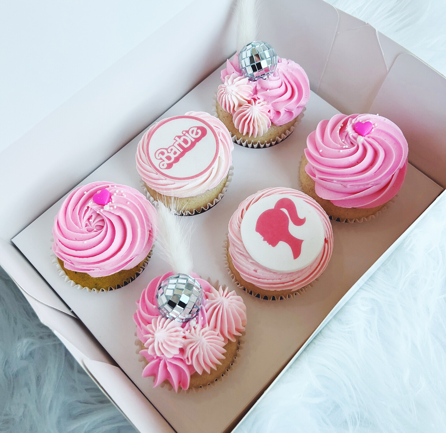 Barbie cupcake clearance