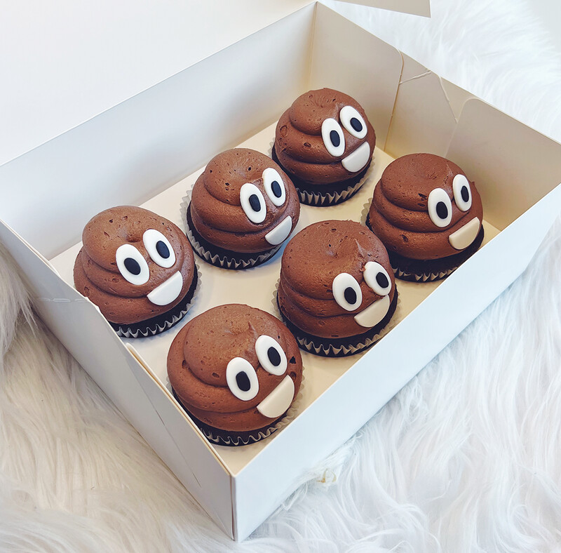 Poop Emoji Cupcakes