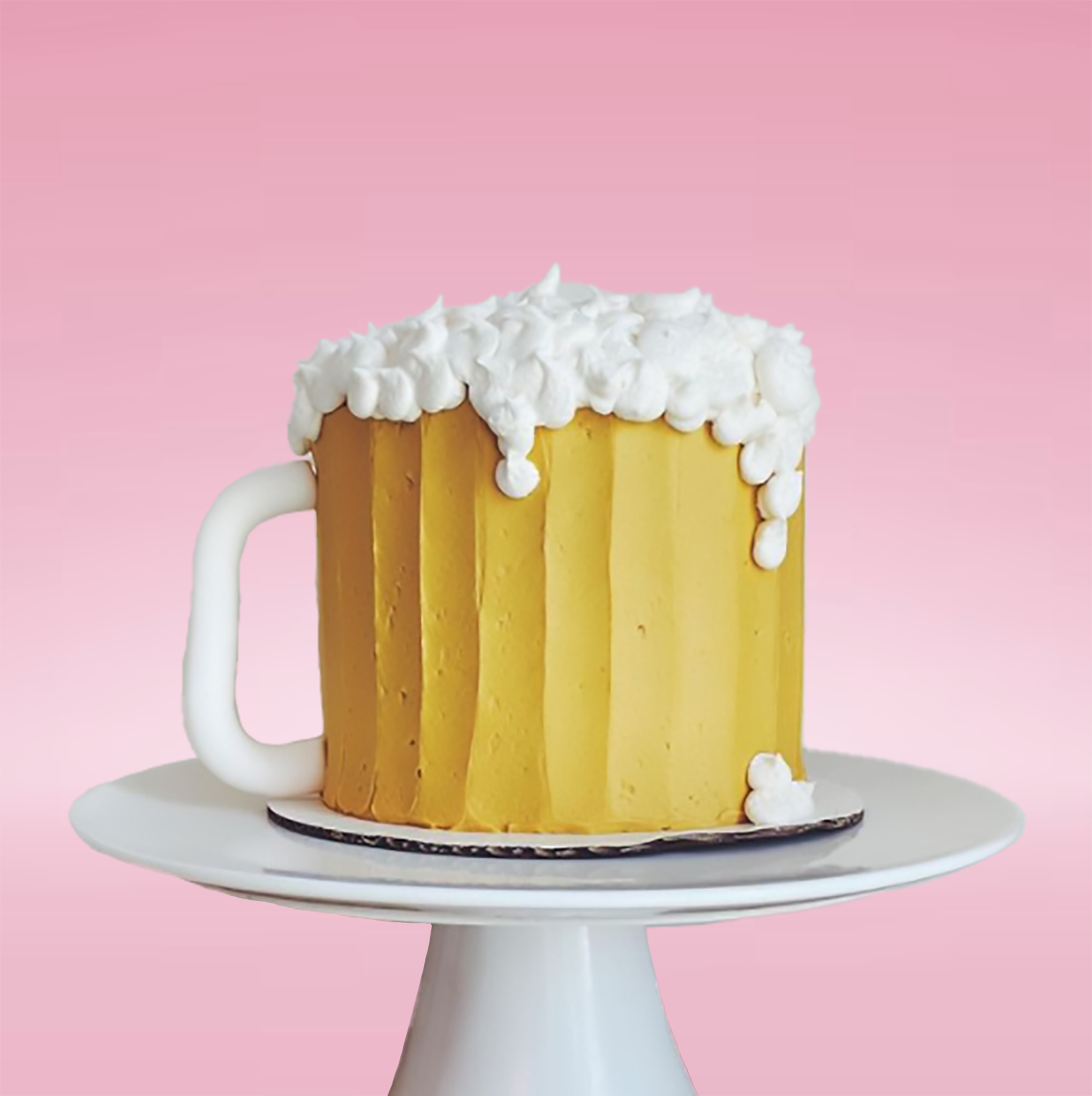 Beer 2024 shape cake