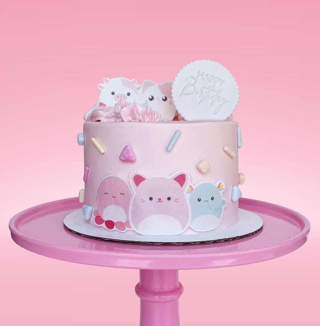 One Colour 2D Theme Cake