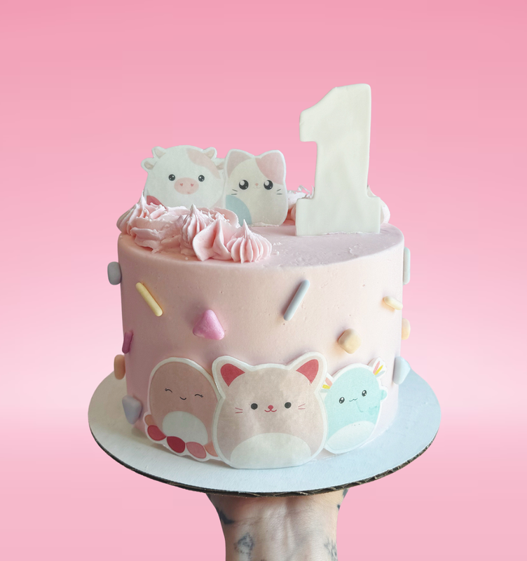 One Colour 2D Theme Cake