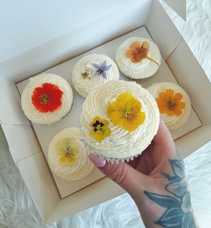 Wildflower Cupcakes