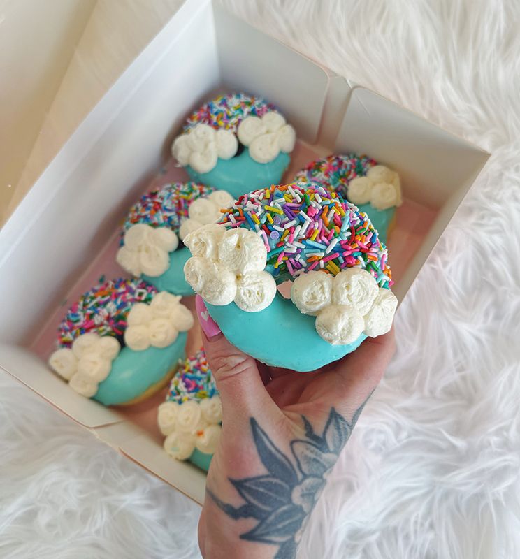 Rainbow Donuts