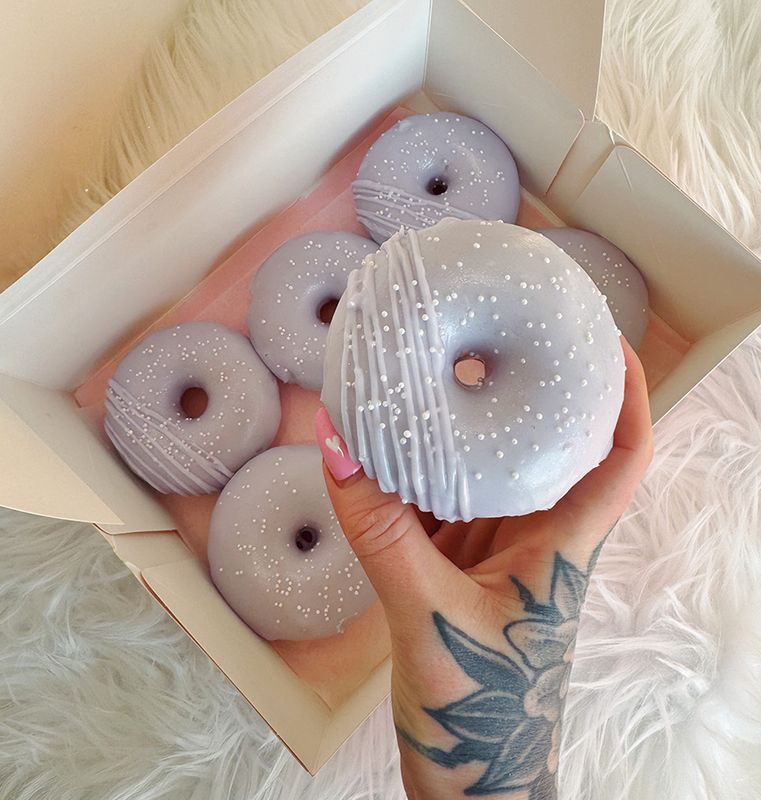 Custom Coloured Donuts