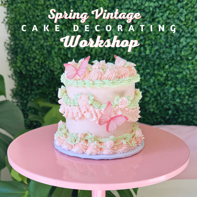 Spring Vintage Cake Workshop - April 17th