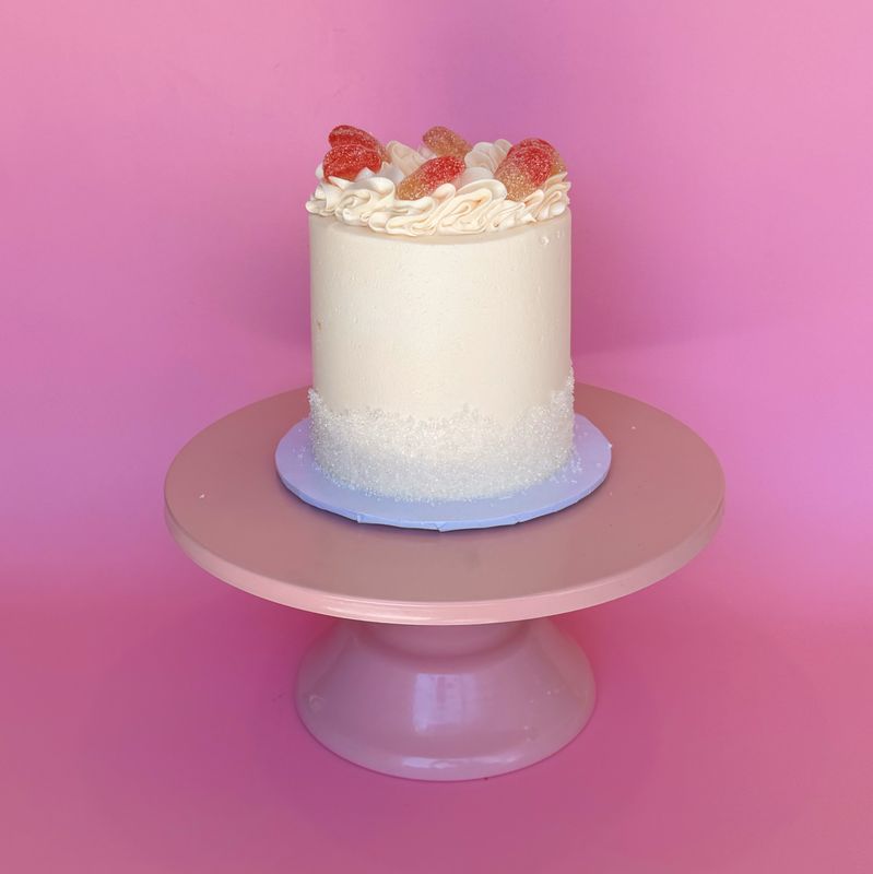 Fuzzy Peach Cake