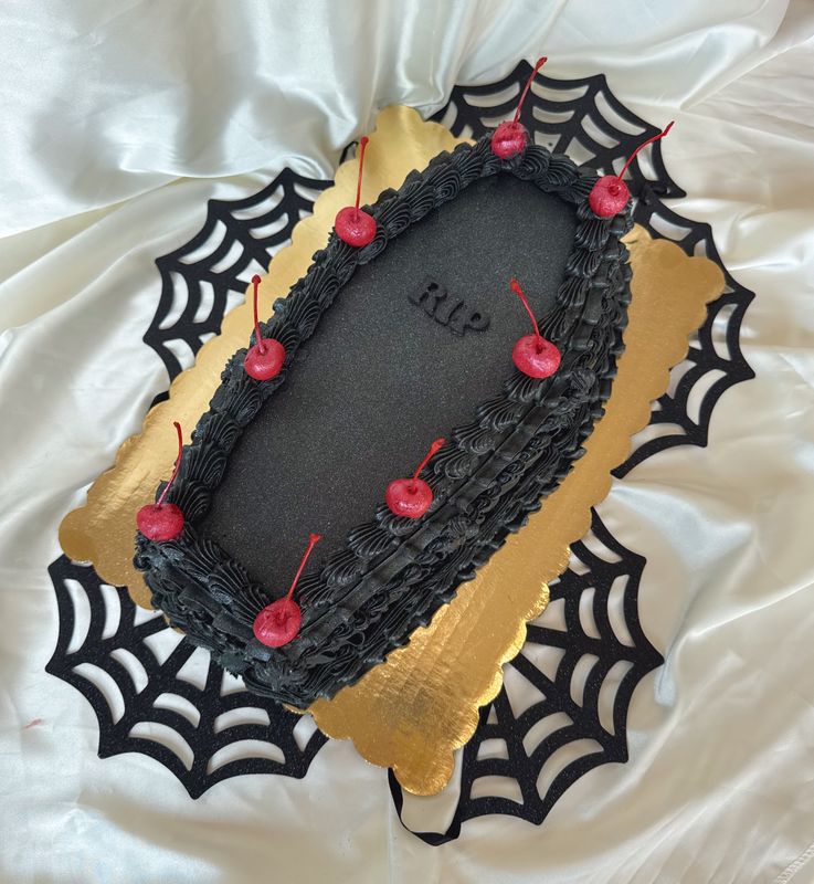 Halloween Coffin Cake