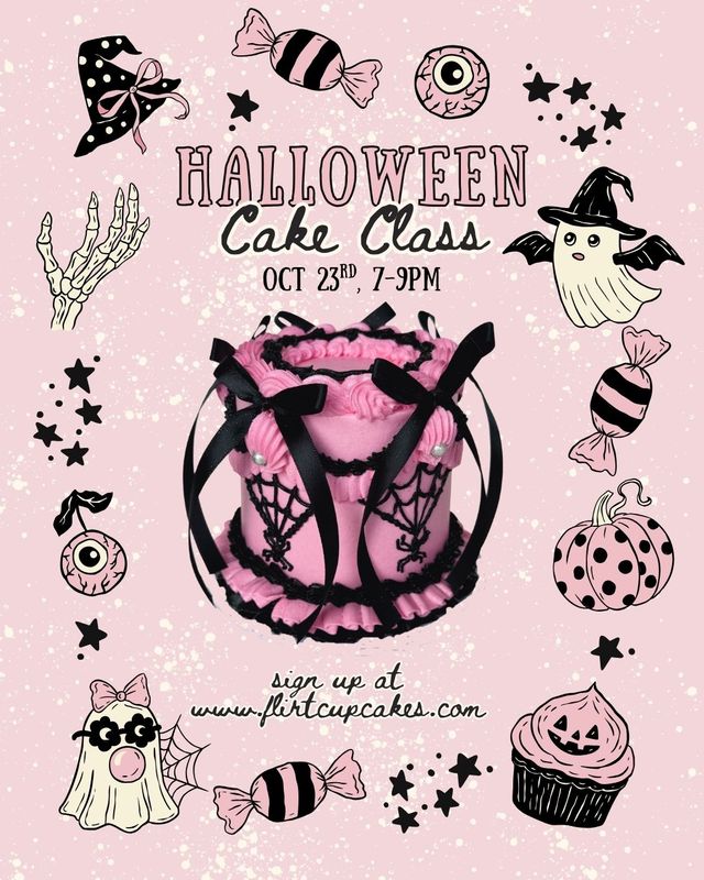 Halloween Cake Decorating Class - Oct 23rd
