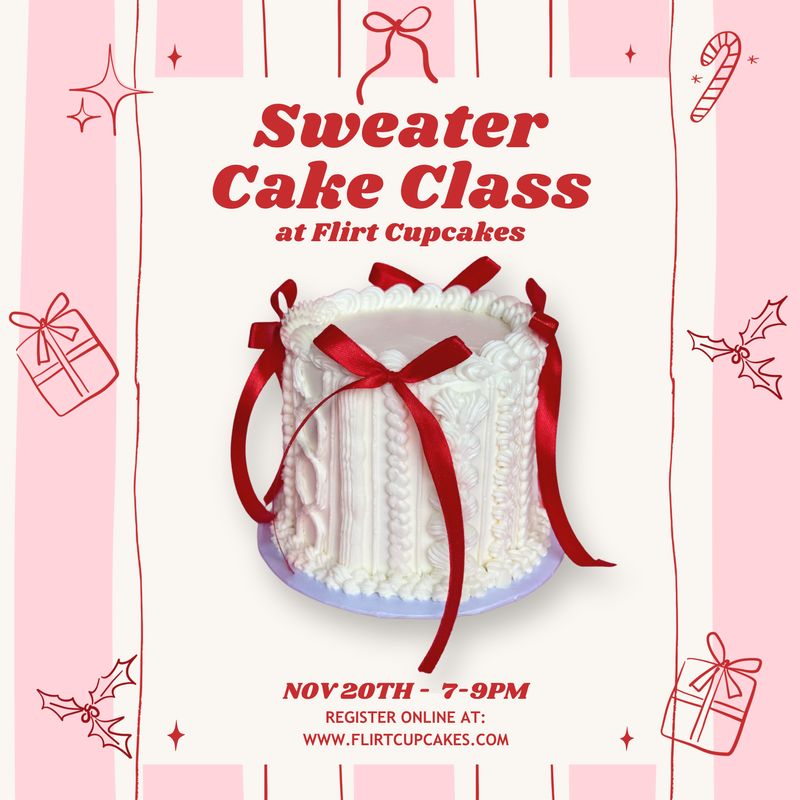 Sweater Cake Decorating Class - Nov 20th