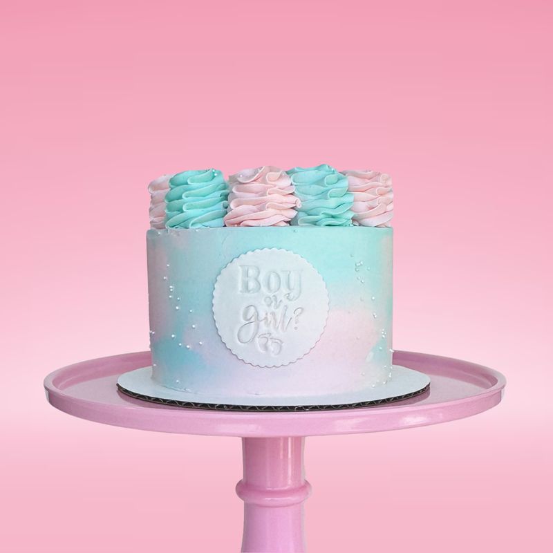 Gender Reveal Cake