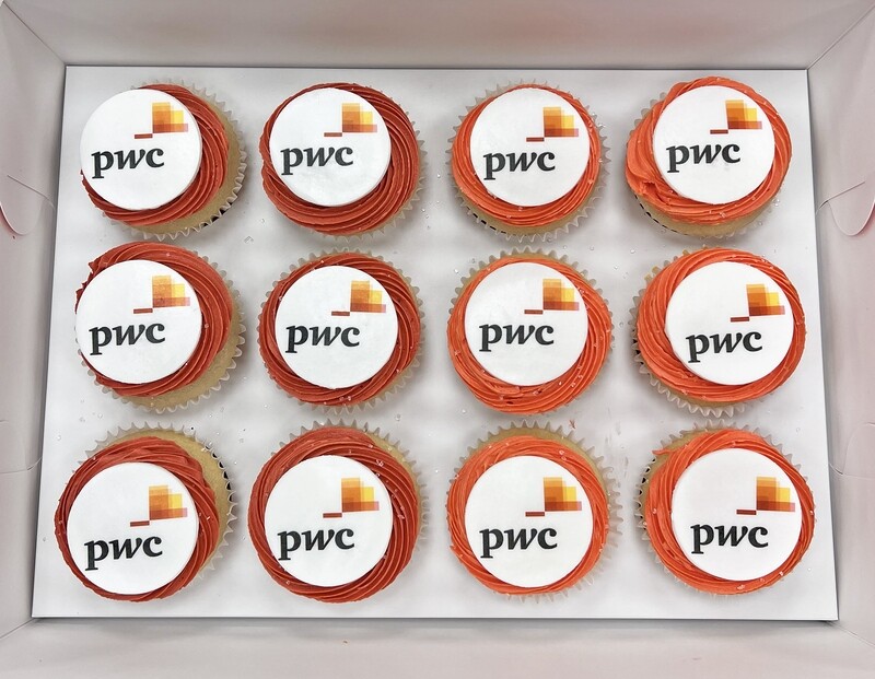 Branded Logo Mini Cupcakes