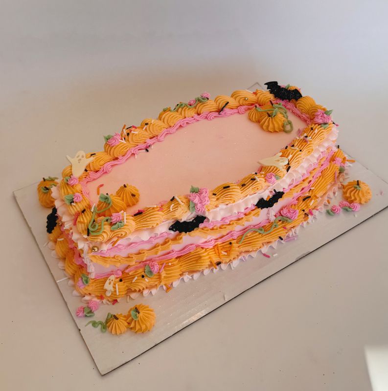 Halloween Coffin Cake