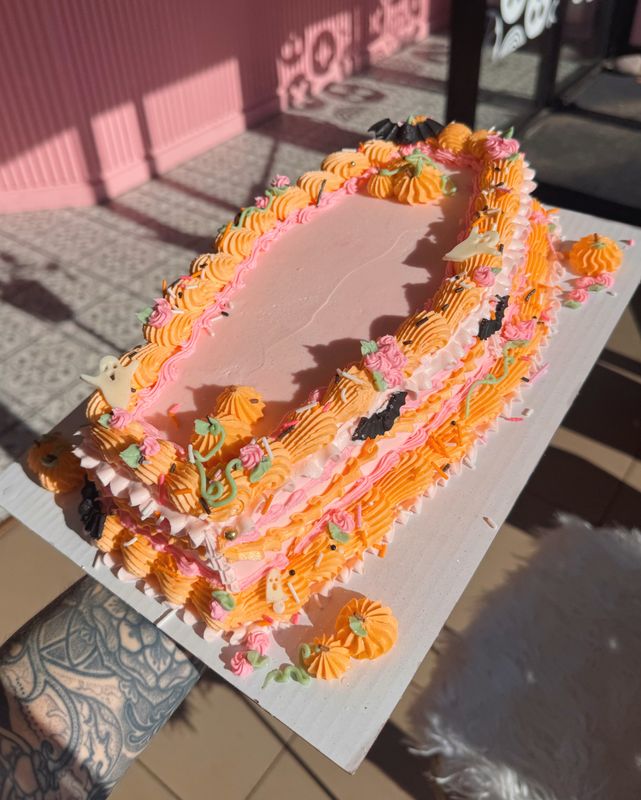 Halloween Coffin Cake