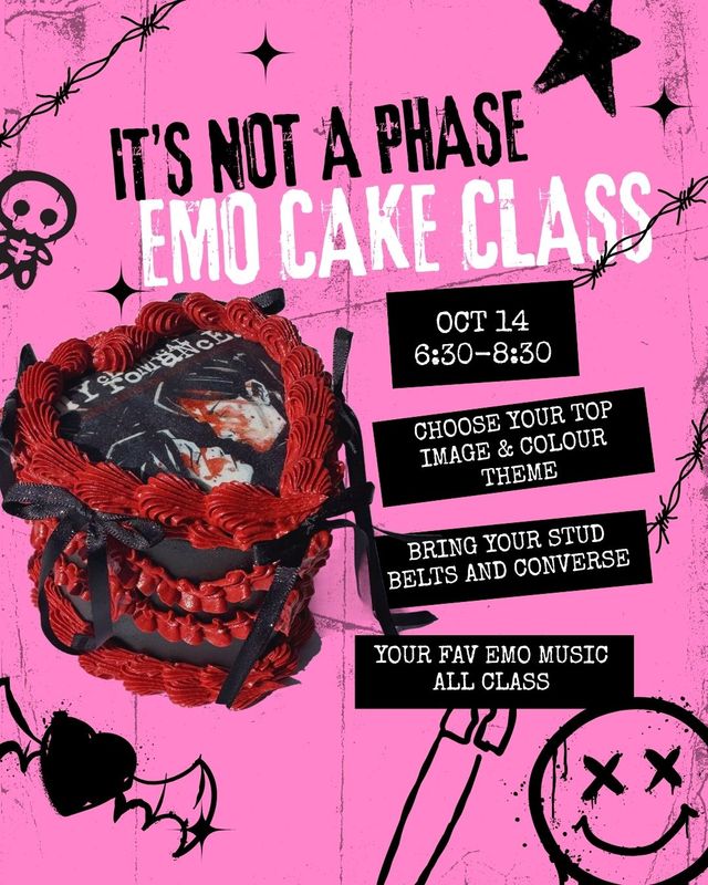 Oct 14th - It's Not a Phase Cake Class