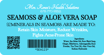 Sea Moss and Elderberry Bar Soap