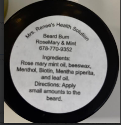 Beard Balm Rosemary &amp; Mint
