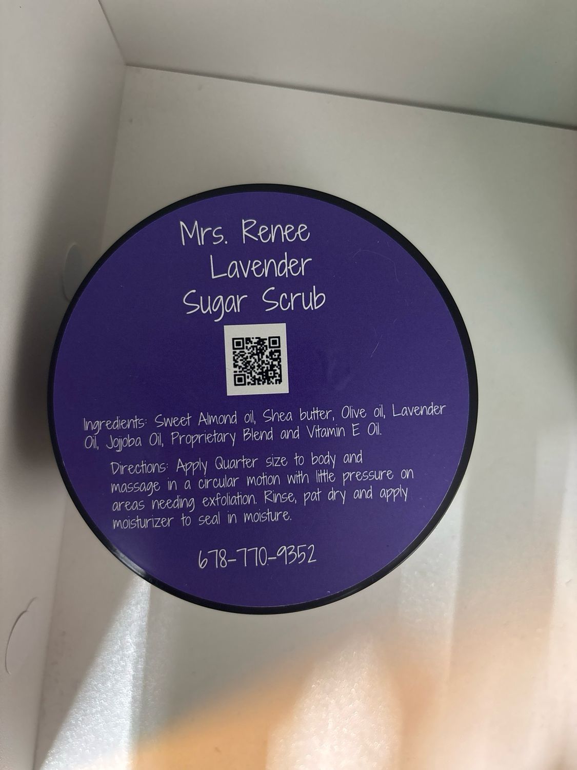 Lavender Sugar Scrub