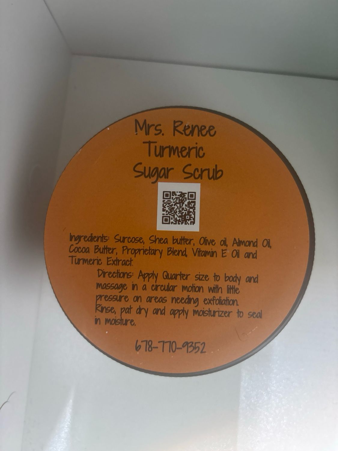 Turmeric Sugar Scrub