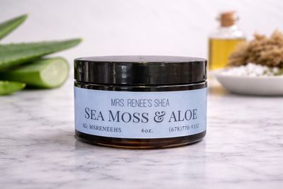 Seamoss & Aloe (Includes 1 Bar Of Sea Moss Soap) Seamoss & Aloe (Includes 1 Bar Of Sea Moss Soap)