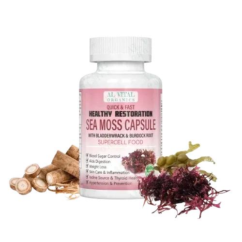 Sea Moss with Bladderwrack &amp; Burdock Root