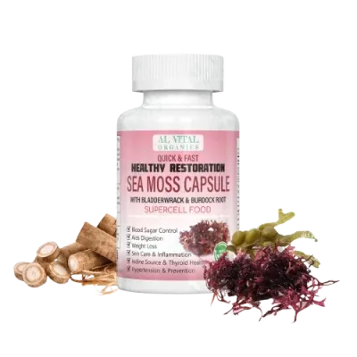 Sea Moss with Bladderwrack &amp; Burdock Root