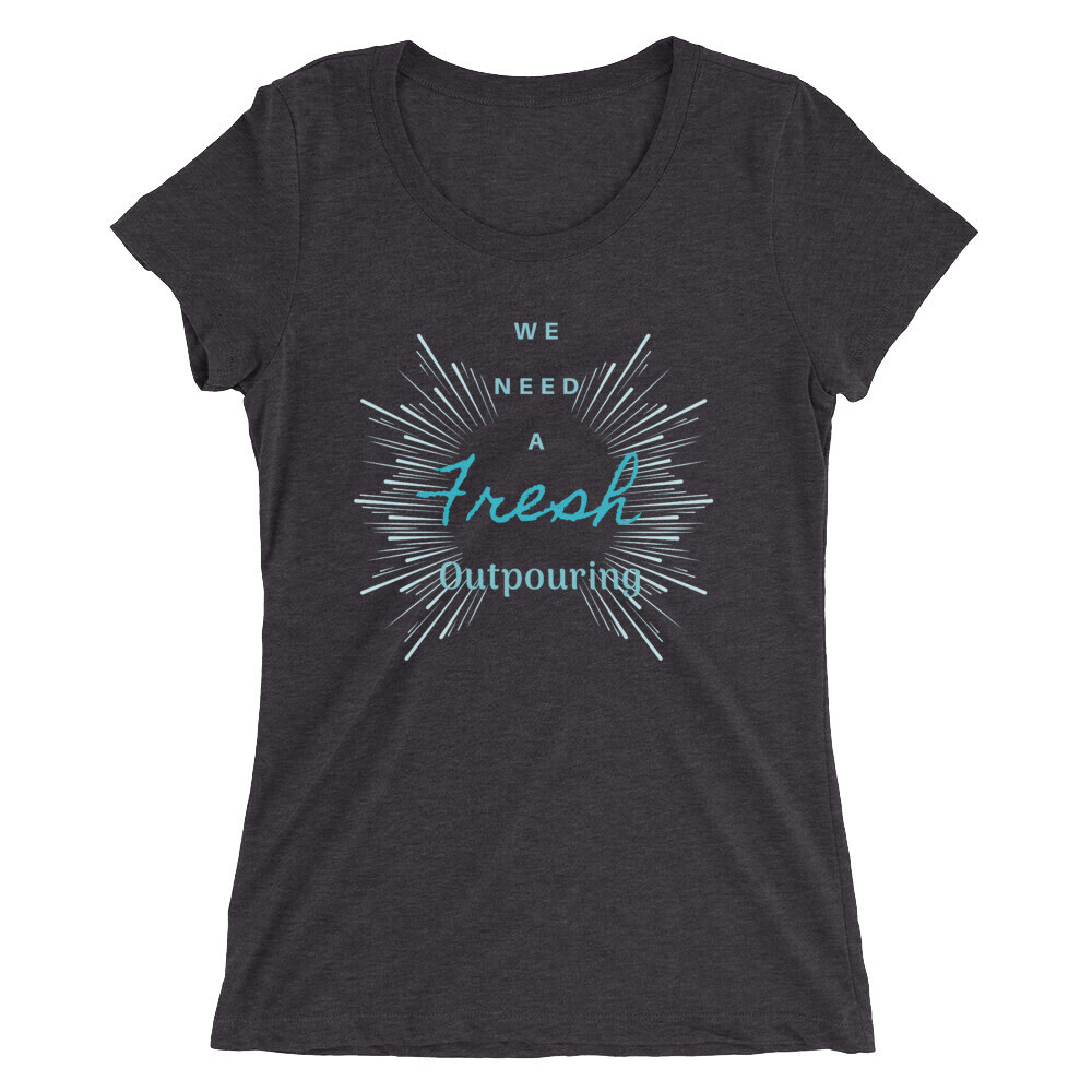 Ladies' Short Sleeve T-Shirt - Fresh Outpouring