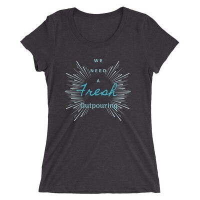 Ladies' Short Sleeve T-Shirt - Fresh Outpouring