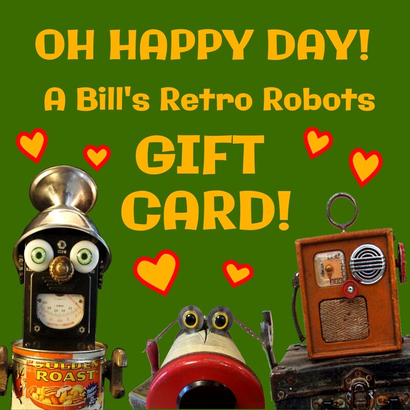 Bill&#39;s Retro Robots Gift Card