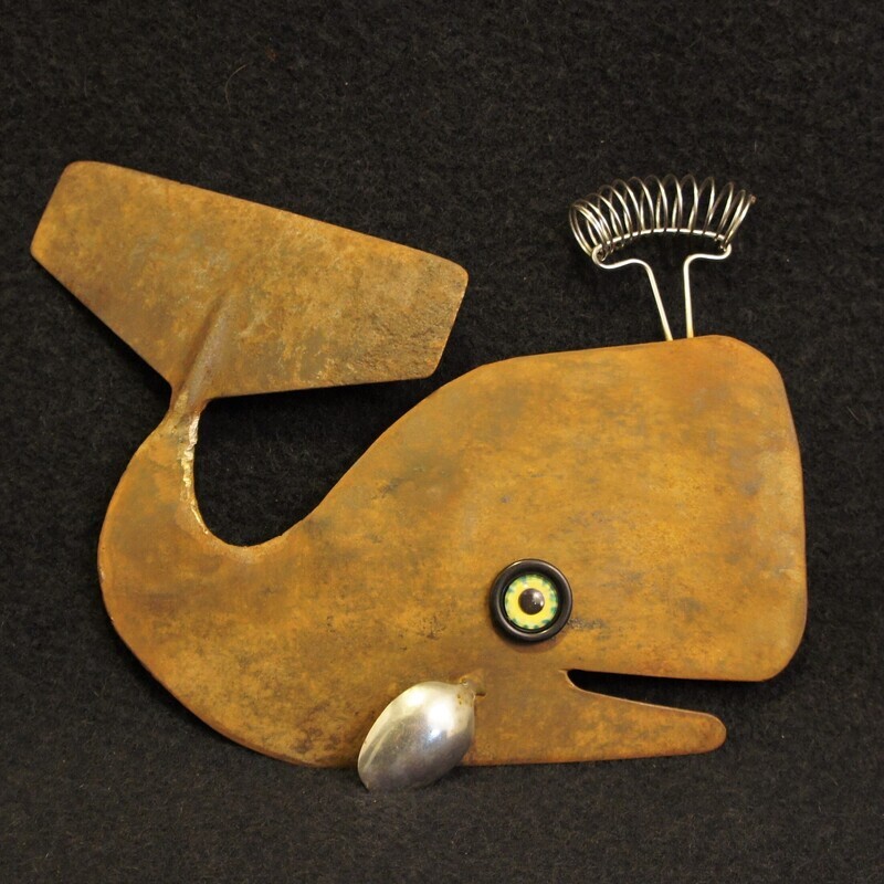 Aurora -  Found Object Whale