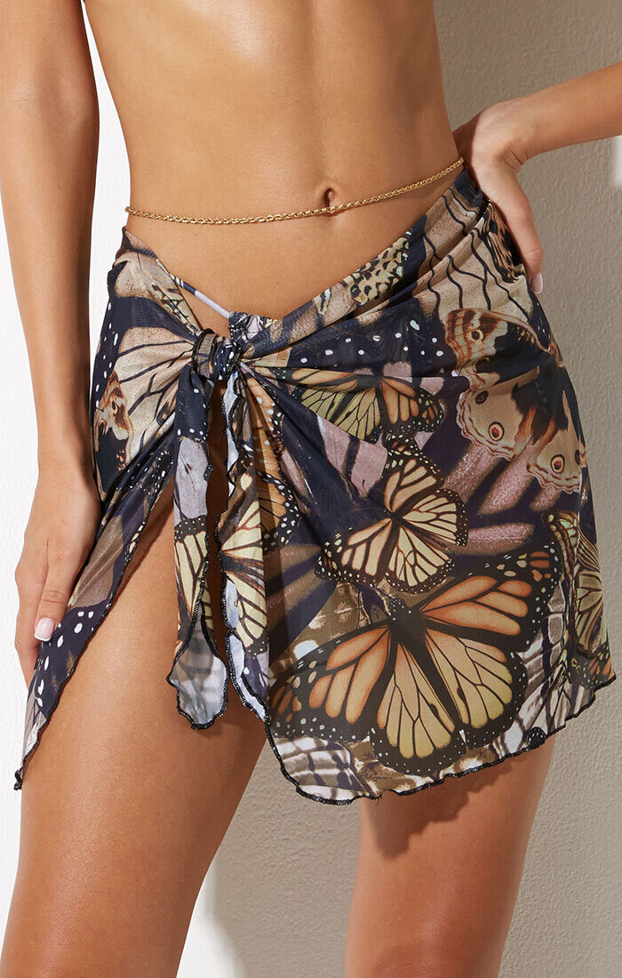 Gold Butterfly Sarong