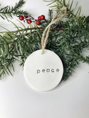 Peace Ornament 