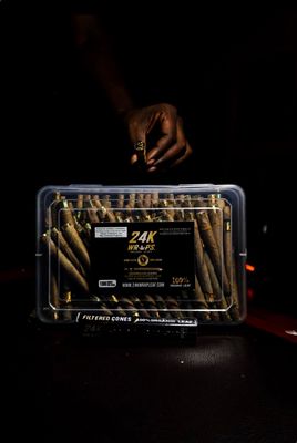 PRE-ORDER - 24K Wrap Leaf 100 Count Bulk Singles
