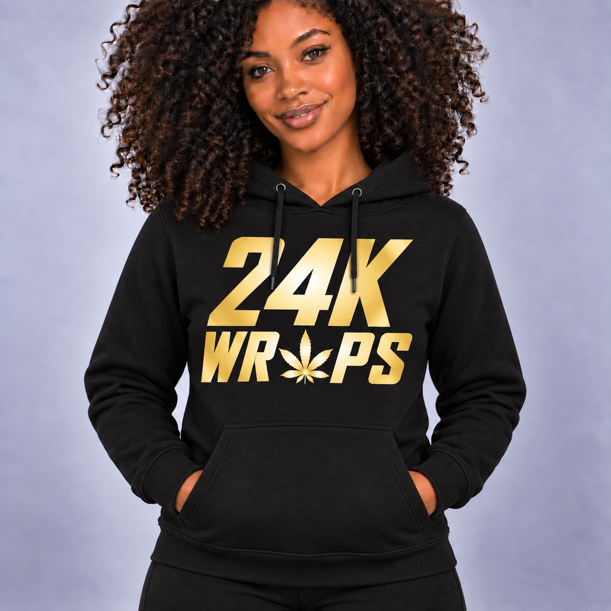 24K Wraps Logo Hoodie - Women's