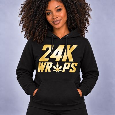 24K Wraps Logo Hoodie - Women's